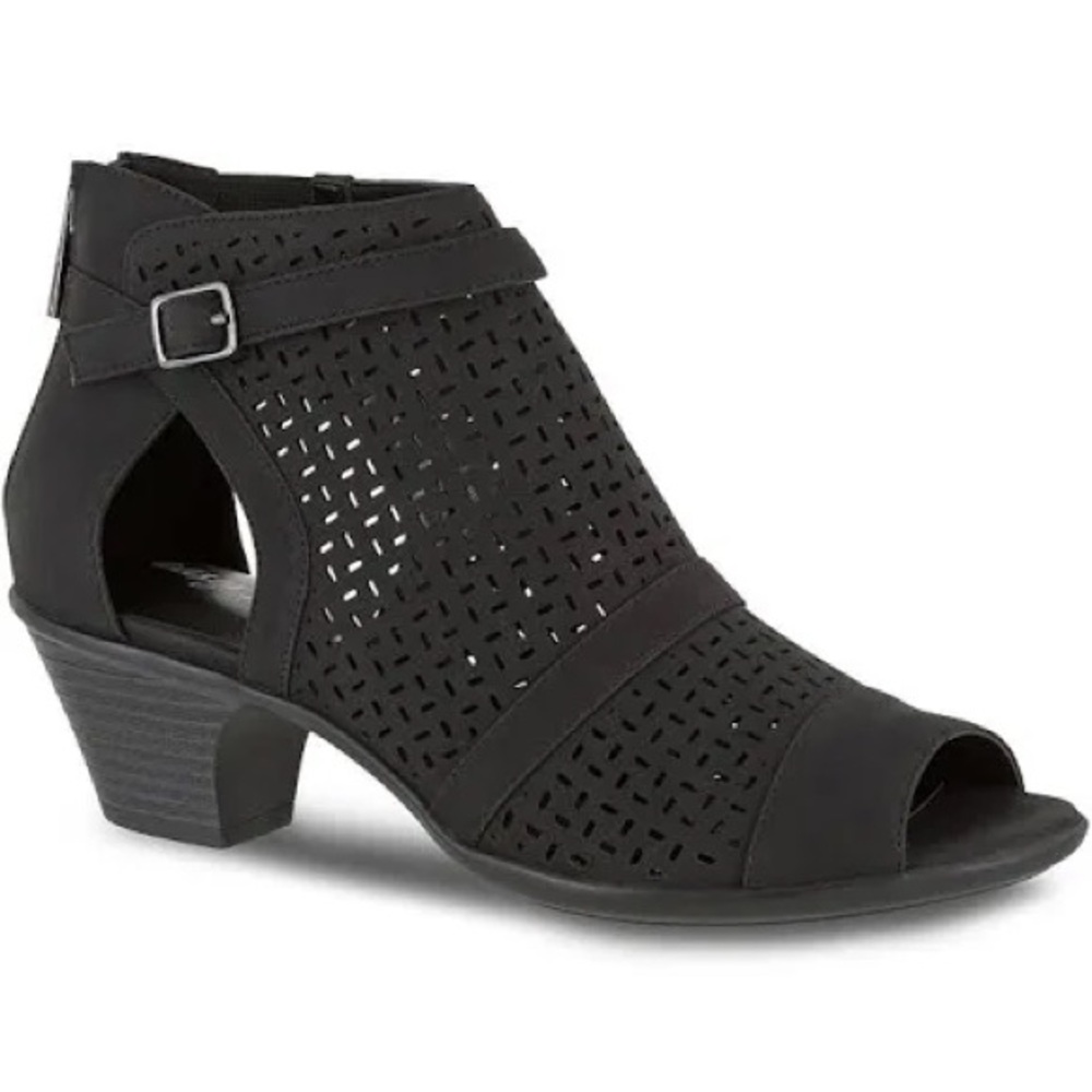 Earth Shoes Intrepid Peep Toe Bootie size 8